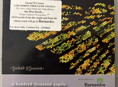 Mega-rare Sinead O'Connor single, 'A Hundred Thousand Angels'. Released in aid of Banardos.