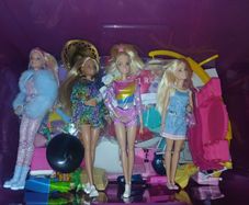 barbie dolls and accessories box included