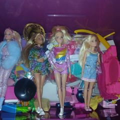 barbie dolls and accessories box included
