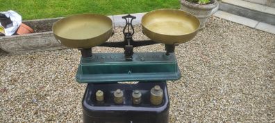 Antique weighing scales