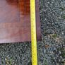 vintage coffee table , brass handle , one draw Image 4