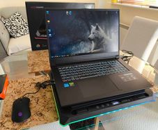 Gaming Laptop Clevo Erazer i5 12450H 8/12 RTX4050 6GB 75W 16GB DDR4 3200Mhz 512GB Nvme Pcie 4.0 17.3" FHD 144hz Ips 300nits Win11 RGB Cooler Mouse
