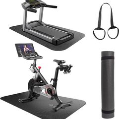 Treadmill Mat,Exercise Equipment Mat,Walking Pad Mat,Exercise Bike Mat,Heavy-Duty Protective Floor Mat for Under Stationary Bike,Spin Bike,Fitness Equipment,152x 60 x 0.5cm