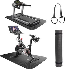 Treadmill Mat,Exercise Equipment Mat,Walking Pad Mat,Exercise Bike Mat,Heavy-Duty Protective Floor Mat for Under Stationary Bike,Spin Bike,Fitness Equipment,152x 60 x 0.5cm