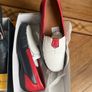 Ladies Unworn 2 Pairs Porto Maserati Leather Moccasin Size 38 Shoes Image 4