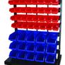Storage Boxes 47pcs Lin Bins Part Bins With Metal Shelving Rack Image 2