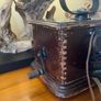 Antique Burgunder Paris c1910 Crank Telephone Image 7