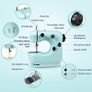 Sewing Machine, Small Sewing Machine with Extension Table, Manual sewing machine for Beginners, Adjustable 2 Speed with Sewing Kits, Best Gift for Kids Women Space Saver, DIY, Household and Travel (FREE POSTAGE) Image 6