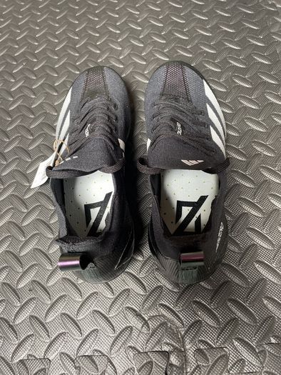 New Adidas Mens Uk 7.5 Adizero Electric Plus Football Cleats Black And White Ie3285
