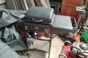 gas barbeque lawn mower strimmer