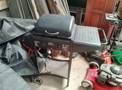 gas barbeque lawn mower strimmer