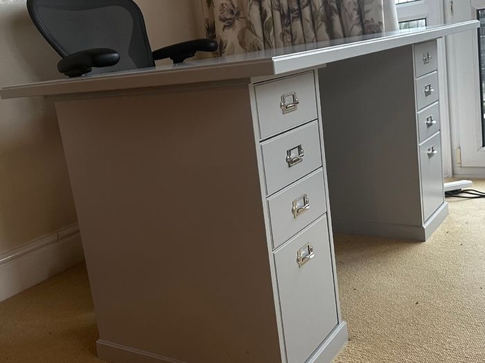 IKEA KLIMPEN Desk with 8 Drawers