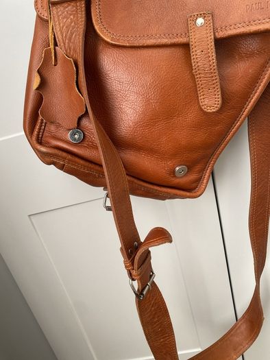 Leather Shoulder Bag unisex