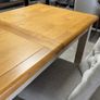 Extending Oak Farmhouse Dining Table Ex Display Like New Image 4