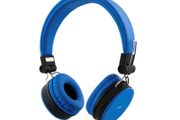 Blue Bluetooth Headphones