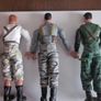 Three  Lanard Toys Ultra Corps Combat Army Soldier Figures 2003. 11.5 inches Image 2