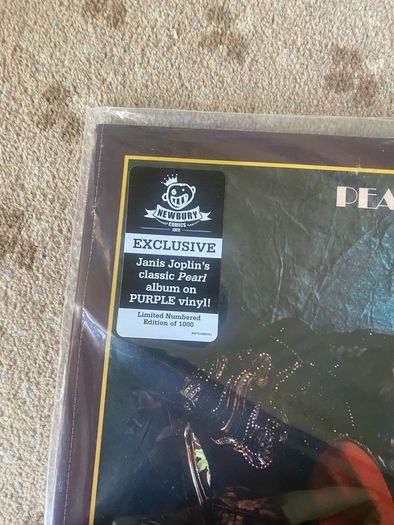 Janis Joplin Pearl Coloured Vinyl limited to 1000