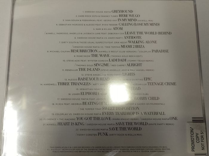 Swedish House Mafia - Until Now CD (2012) DJ Mixed Compilation PROMO COPY BRAND NEW SEALED House Techno