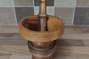Wooden Pestle and Mortar