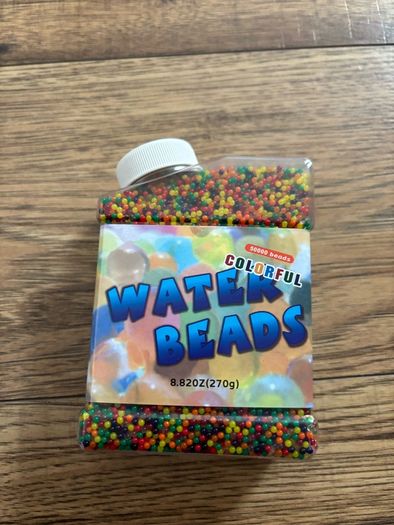 Water beads colourful