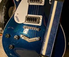 Gretsch G5232LH Left Hand Electromatic Double Jet FT with V-Stoptail in Midnight Sapphire Left-handed guitar