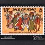 1990 Isle of Man Edwardian Postcards Commemorative Stamps on call card  (GPT - Magnetic) Image 4