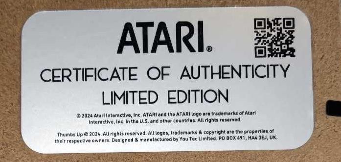 Official Atari Cartridges 3D Wall Art Frame (Brand New In Box)
