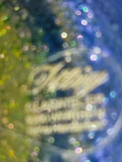 Studio Art Glass Bud Vase Ittig Glasatelier 5  inches Jack in the Pulpit Hand Blown Blue