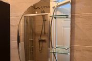 Contemporary Bathroom Mirror with 3 Glass Shelves 50 x 70cm