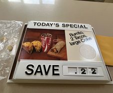 Coca Cola American Menu Board Sign Rare