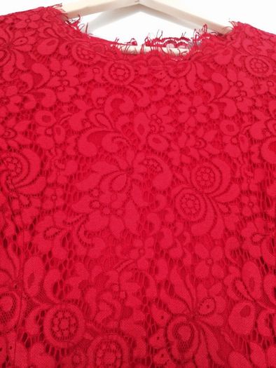 H&M lace red dress