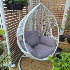 Hanging Egg Chair / Garden Swing Chair with Stand