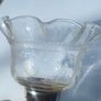Art nouveau glass vase on Chester Sterling base Image 4