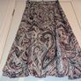 stunning paisley, textured, fully lined fluid skirt from Karen Millen Image 2
