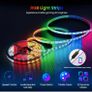 L Shaped Gaming Desk with LED Lights & Power Outlets, 100x80cm Image 5