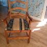 Dining room table wooden & 6 chairs Image 6