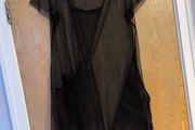 Master &amp; Margarita Sheer Black Dress.  S.14.  New- No Tag.