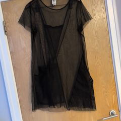 Master & Margarita Sheer Black Dress.  S.14.  New- No Tag.