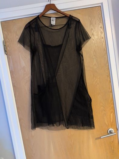 Master & Margarita Sheer Black Dress.  S.14.  New- No Tag.
