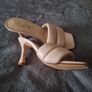 Shoes/Ladies Beige Peeptoe .. Size: 4 UK Image 5