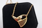 Vintage 9ct yellow gold necklace