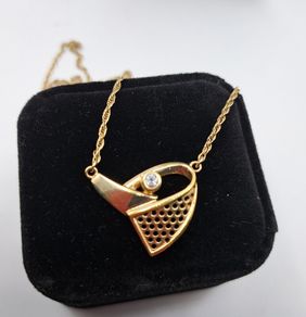 Vintage 9ct yellow gold necklace