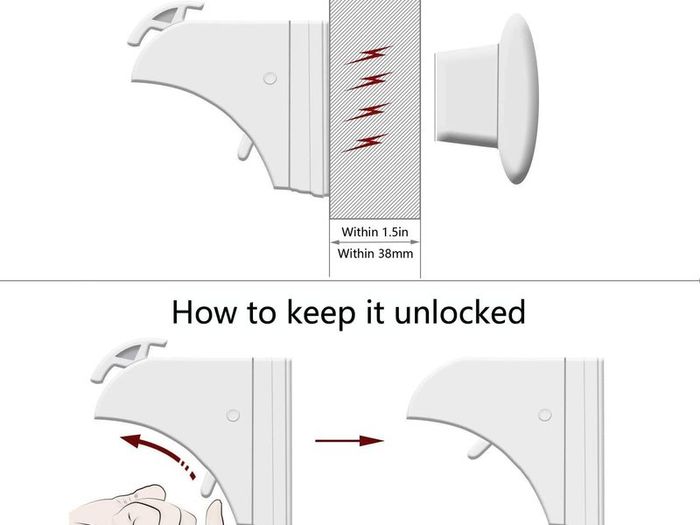 Child Safety Magnetic Cupboard Locks (10 Locks + 2 Keys), No Tools Or Screws Needed, Baby Safety Locks for Cabinets and Drawers