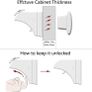 Child Safety Magnetic Cupboard Locks (10 Locks + 2 Keys), No Tools Or Screws Needed, Baby Safety Locks for Cabinets and Drawers Image 3