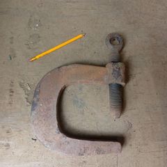 antique forged clamp