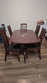 Exrendable Dining Table 6 chairs