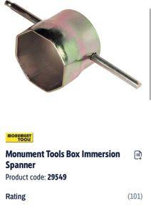 Monument Tools Box Immersion Spanner