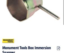 Monument Tools Box Immersion Spanner