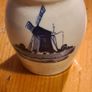 Dutch Delft Hand Painted Blue And White Ornament. 7 in total.All Marked. Image 7