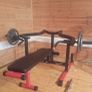 Bench Press & barbell Image 4